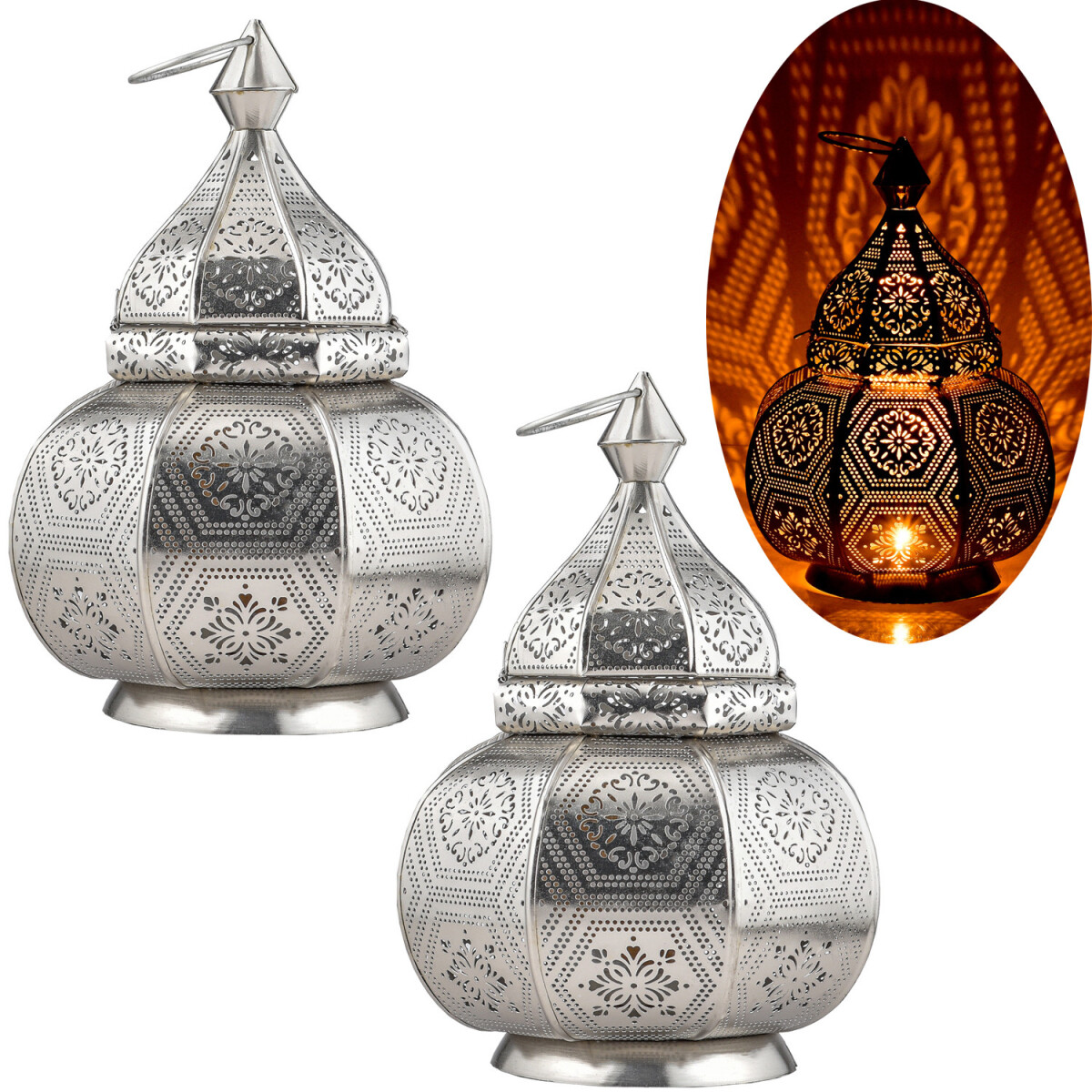 Lot de 2 lampes de chevet de style orien box