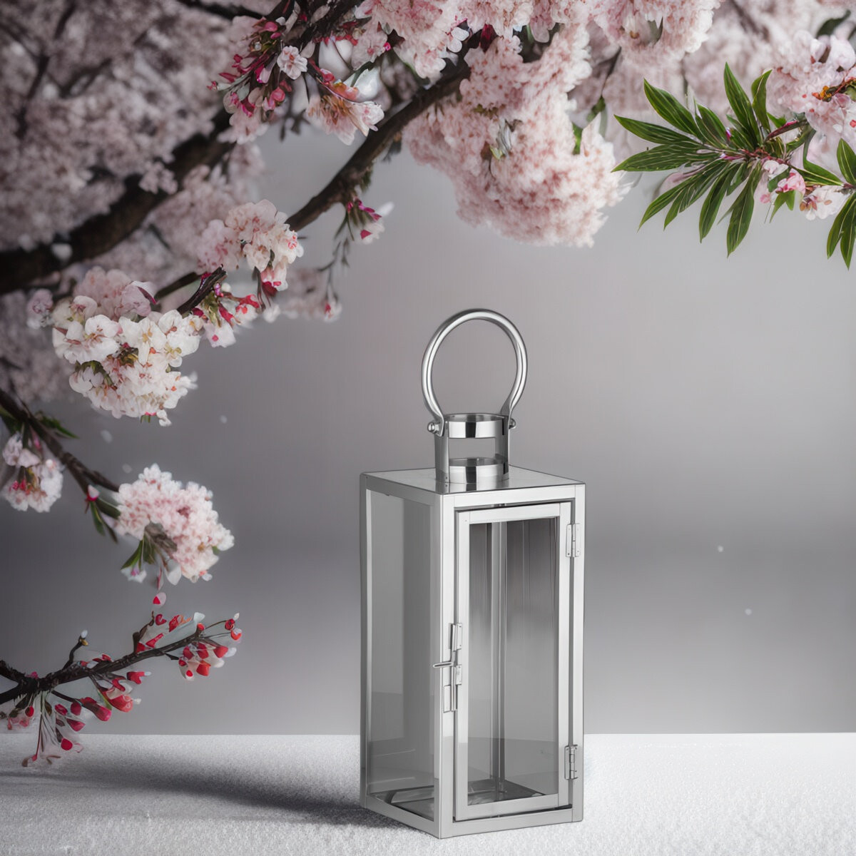 Lanterne en acier inoxydable Marra box