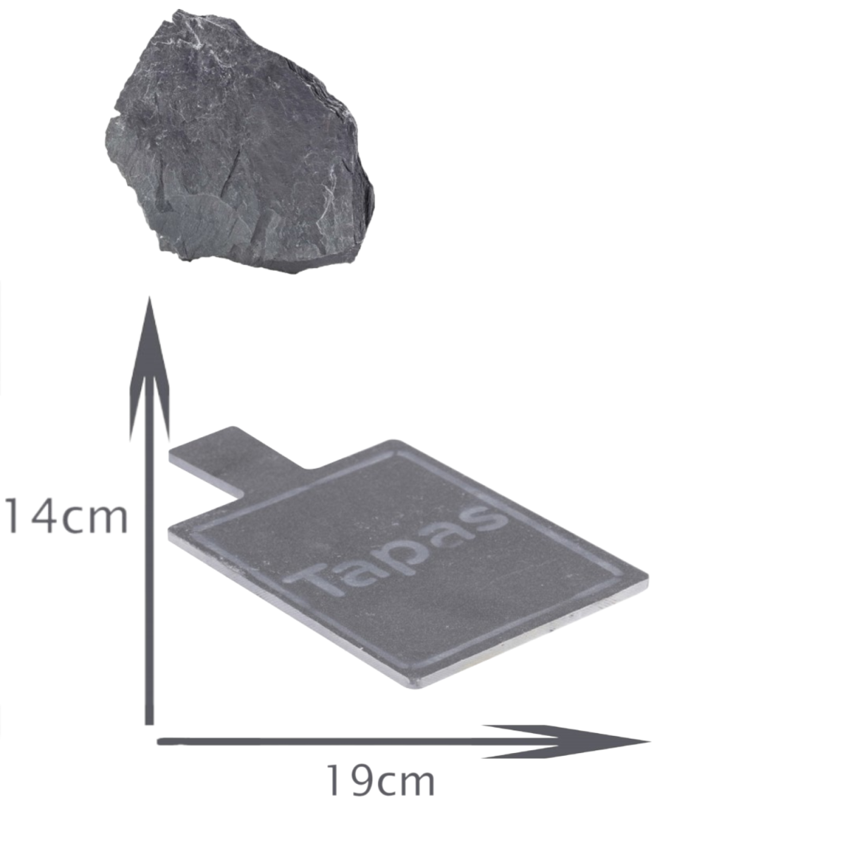 Schieferplatte Tapas Snack Platte Brett zum Servieren Bako E