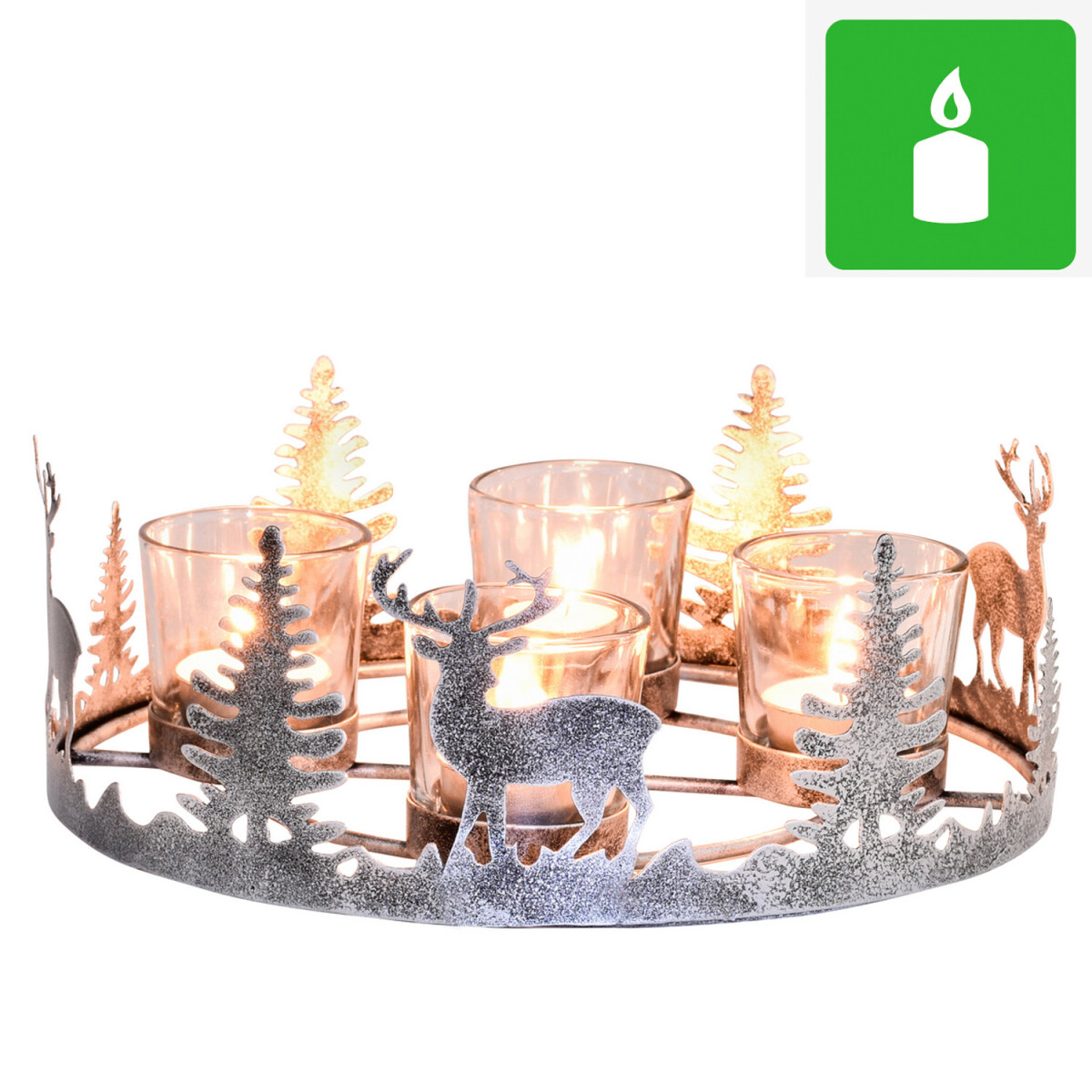 Adventskranz Weihnachtsdeko Kerzenst&aum box