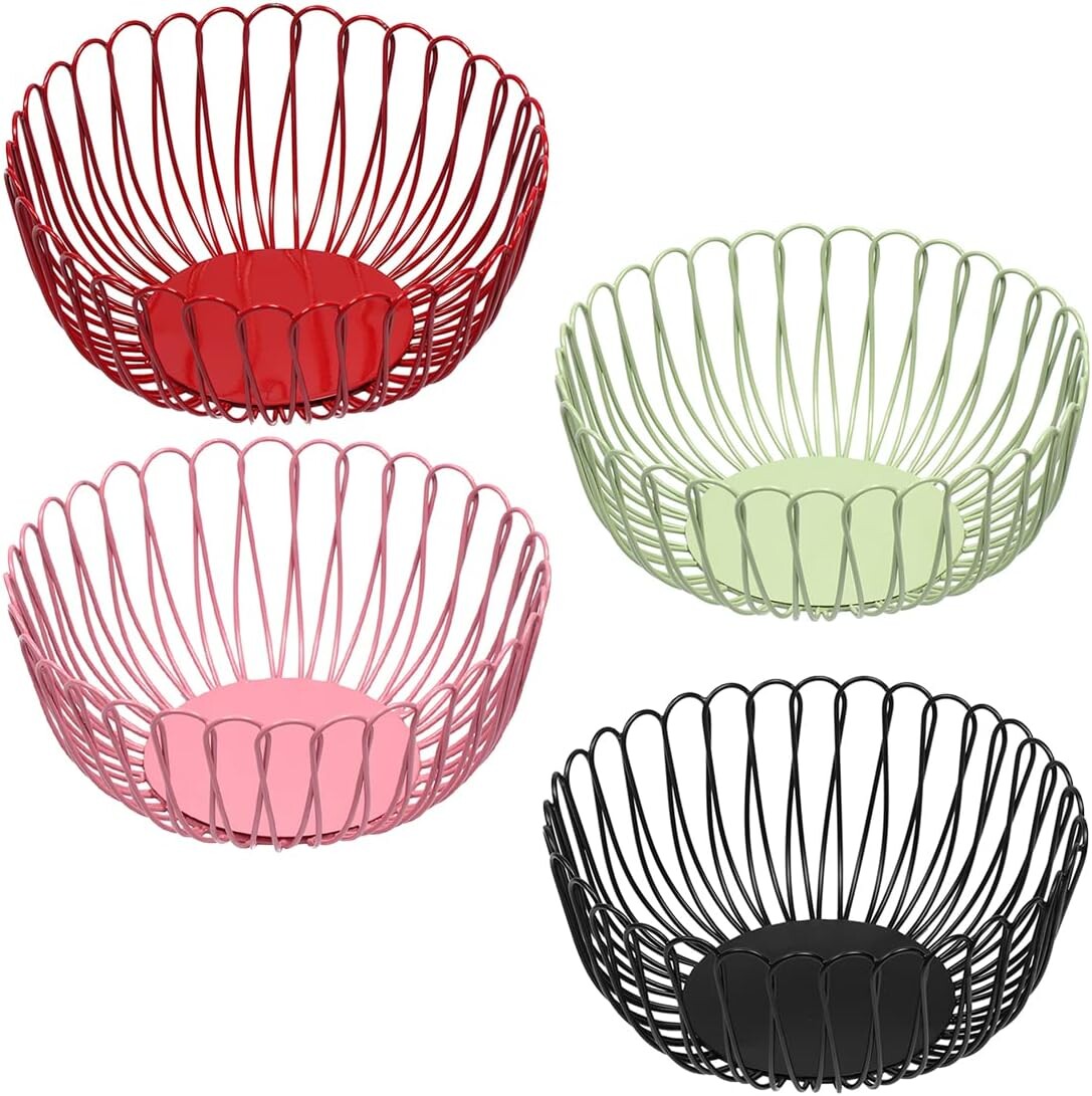 4er Set Skandinavisches Design Obstschale Obstkorb Aiske Bun