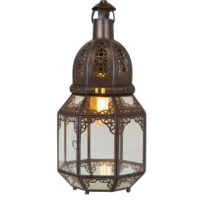 Plafonnier Haifa transparent 40 cm | Suspension...