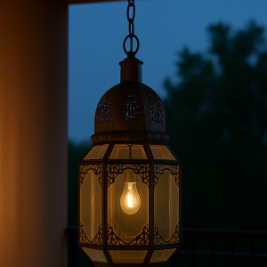 Plafonnier Haifa transparent 40 cm | Suspension...