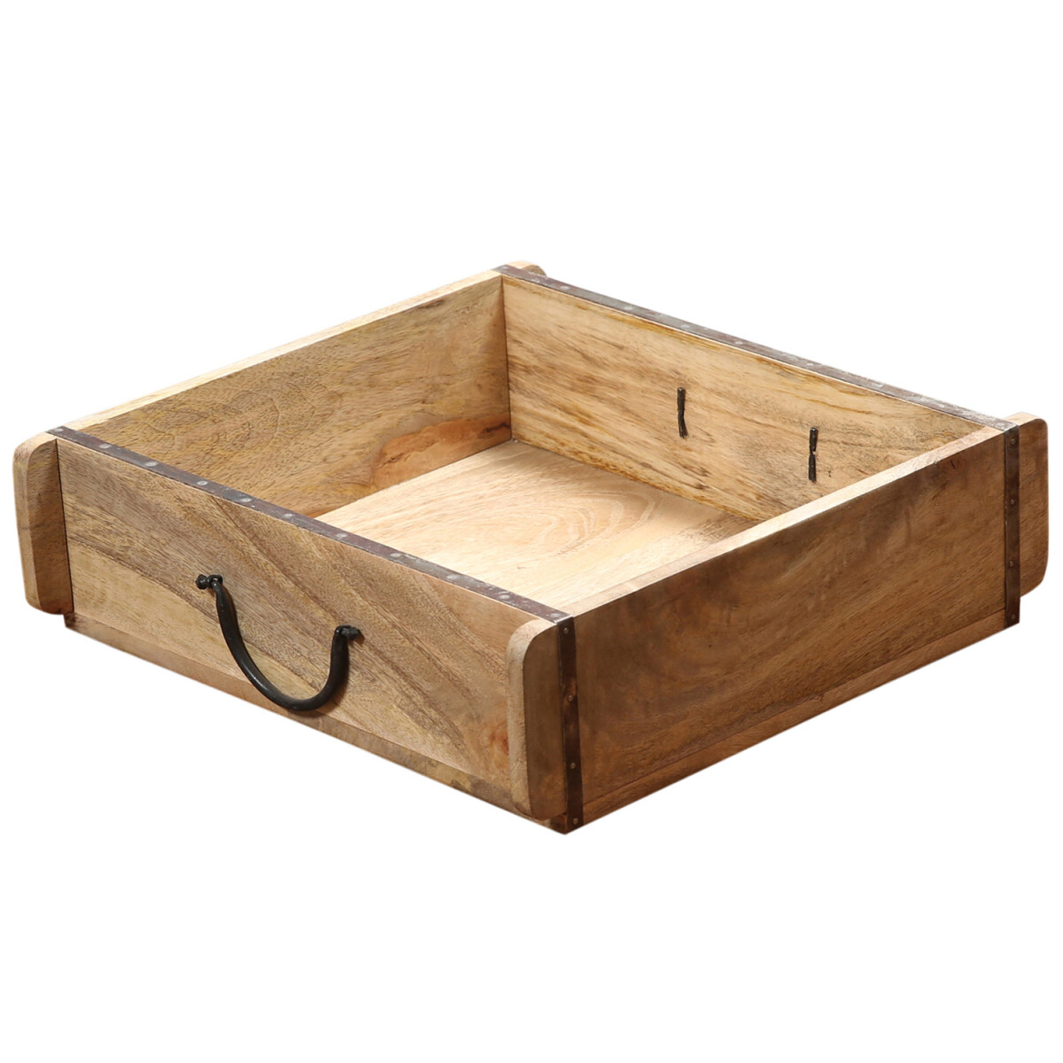 Vintage Deko Tablett Serviertablett Aligar Braun