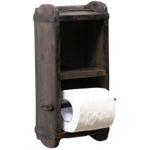Porte-papier toilette décoratif vintage avec...
