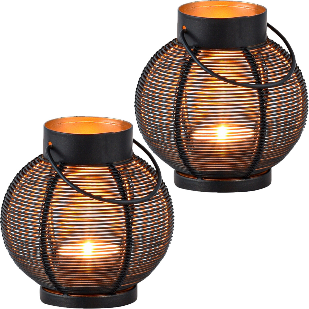 Lot de 2 bougeoirs décoratifs de  box