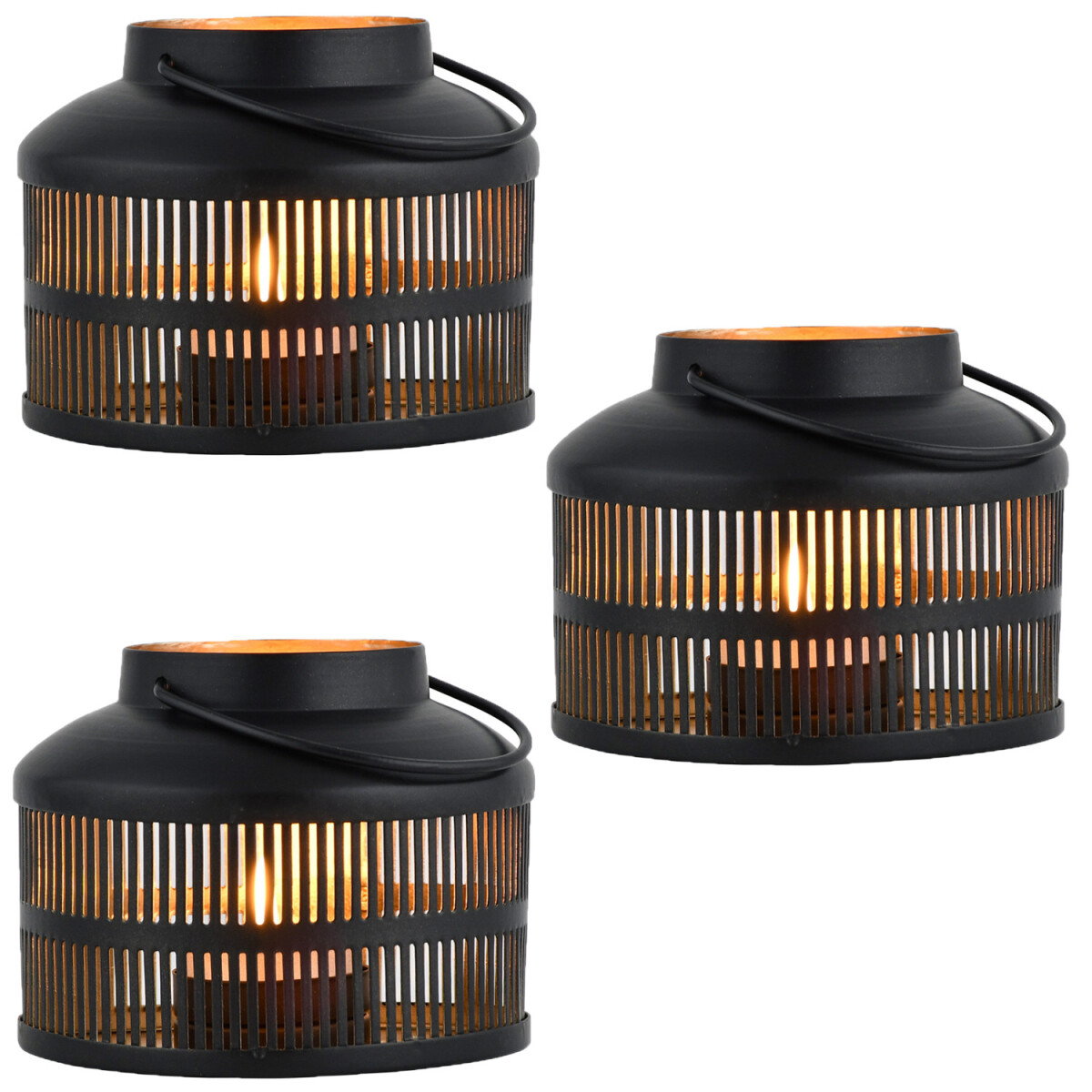 3er Set Skandinavische Deko Windlicht Te box