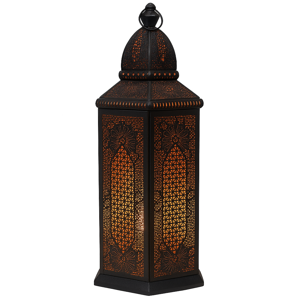 Orientalische Stehlampe Yagmur aus Metal box