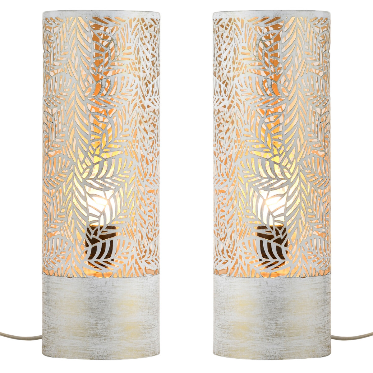 Lot de 2 lampes de table décorati box