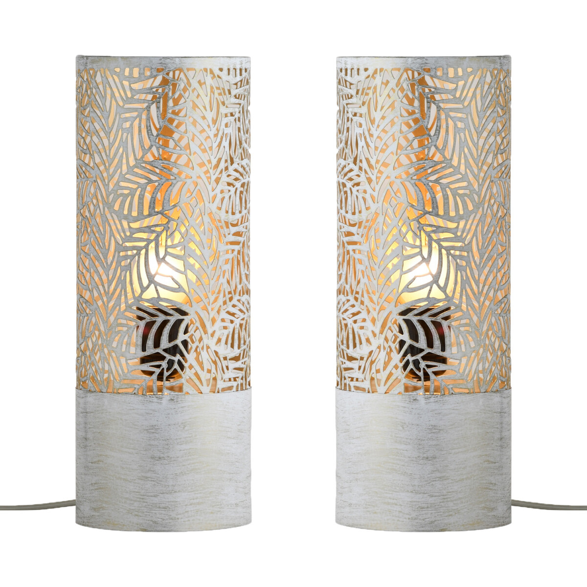 2er Set Boho Deko Tischlampe Nachttischl box