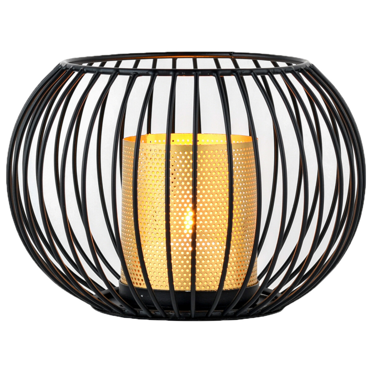 Skandinavische Deko Teelichthalter Kerzenhalter Spectro Schw