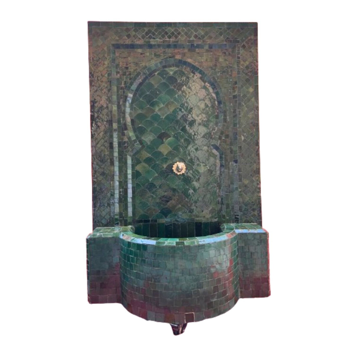 Marokkanischer Mosaik Gartenbrunnen 128c box