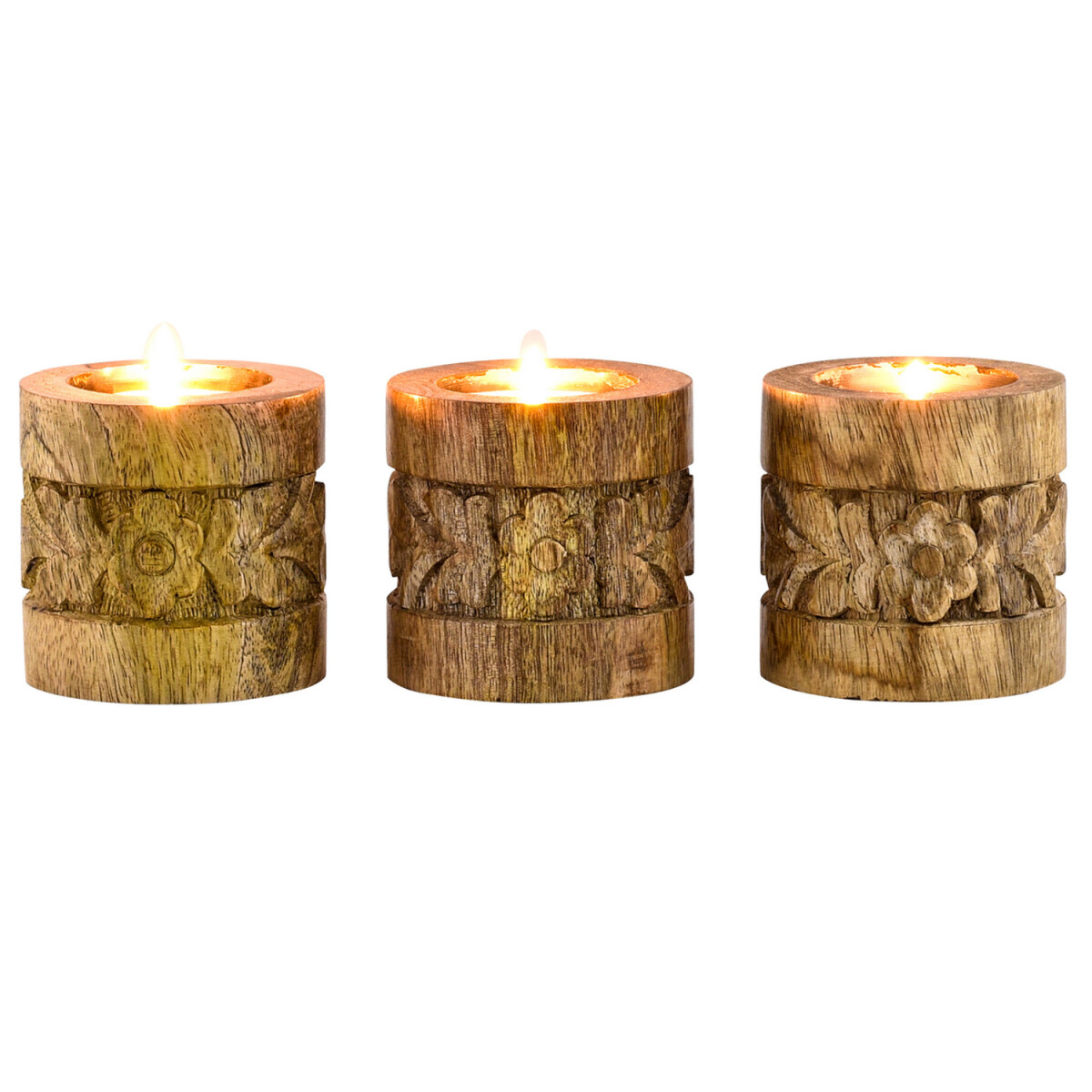 3er Set Orientalische Deko Teelichthalter Kerzenständer