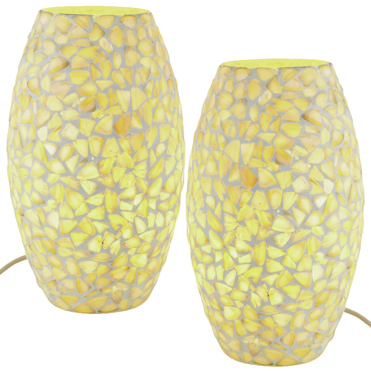 Lot de 2 lampes de table décorati box