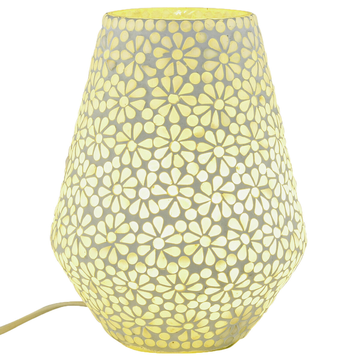 Lampe de table déco bohème, lampe de chevet en