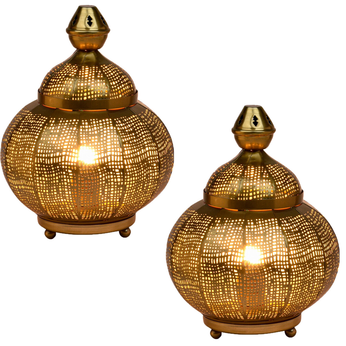 2er Set Orientalische Deko Tischlampe Na box
