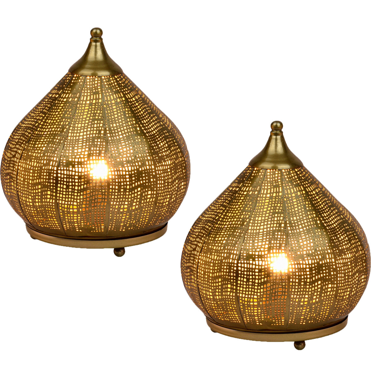 2er Set Orientalische Deko Tischlampe Na box