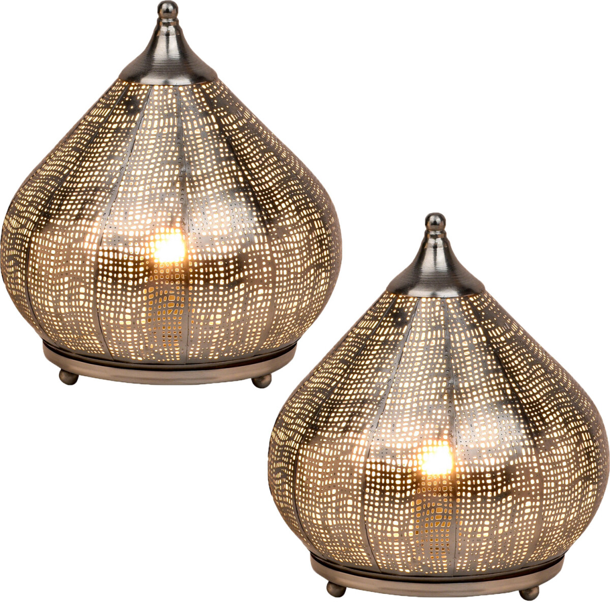 Lot de 2 lampes de table décorati box