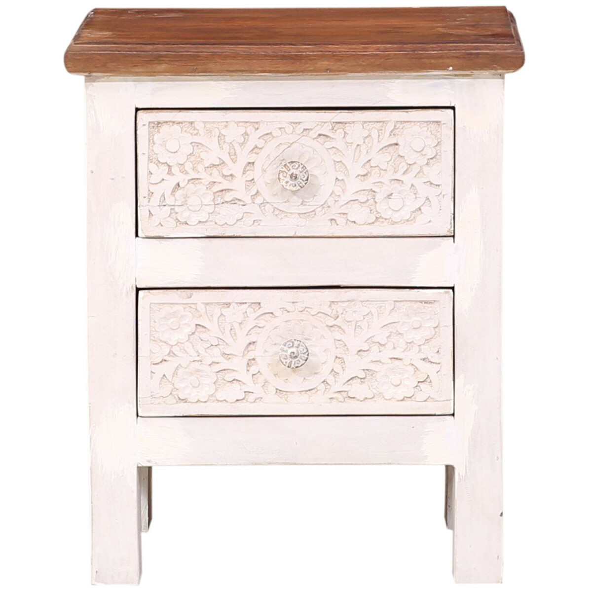 Boho Möbel Nachttisch Beistelltisch Nachtschrank Hosno 