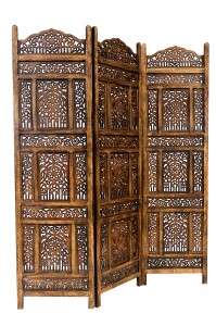 Paravent en bois dInde, marque Abhinava