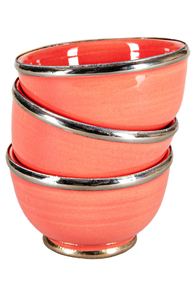 3er Set Orientalische Dessert Tapas Schale Cariba Rosa