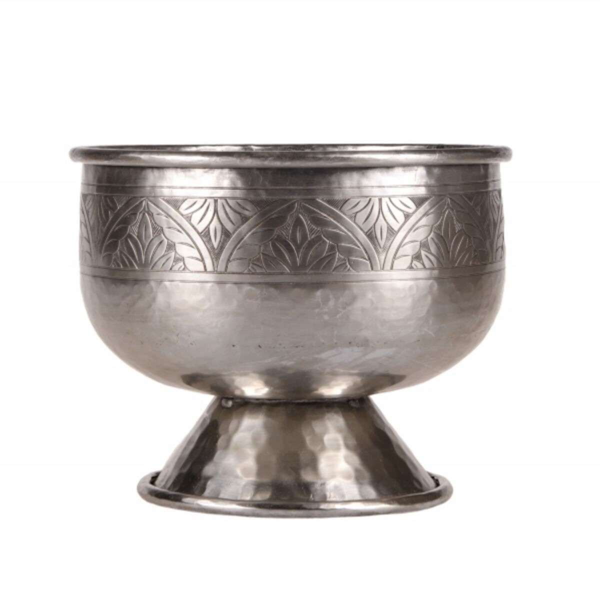 Orientalische Obstschale Schale Latif Silber aus Aluminium 2