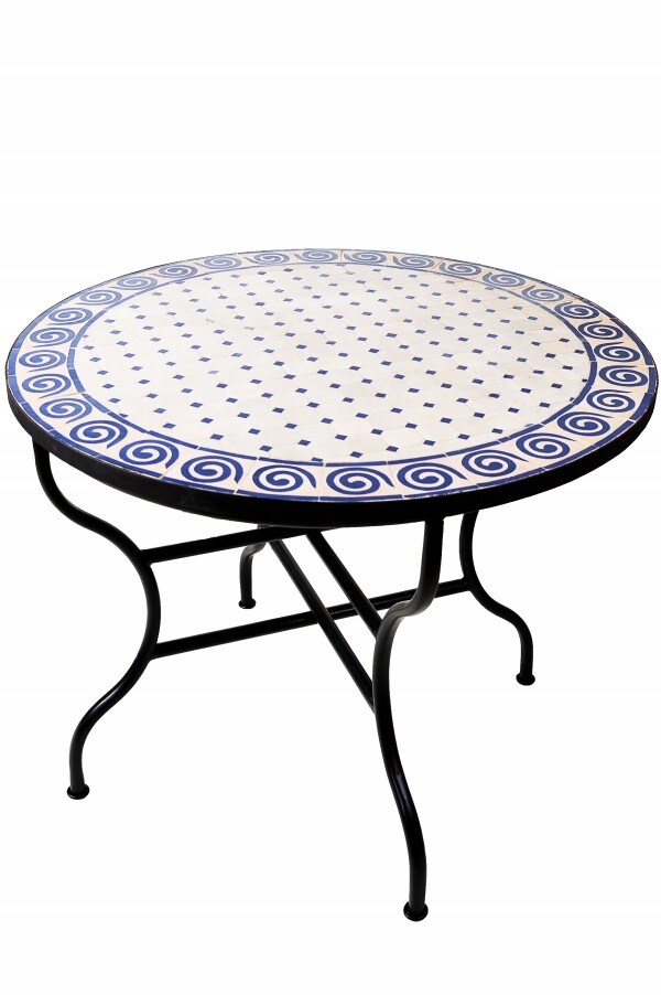 Table en mosaïque marocaine « Spirale » bei