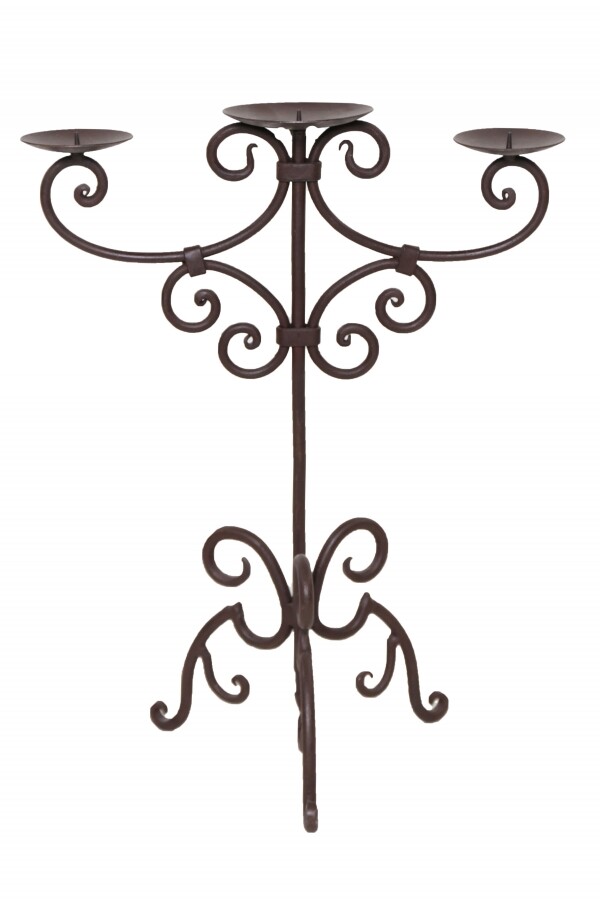 Bougeoir marocain oriental en fer forgé - Aurora 49 c