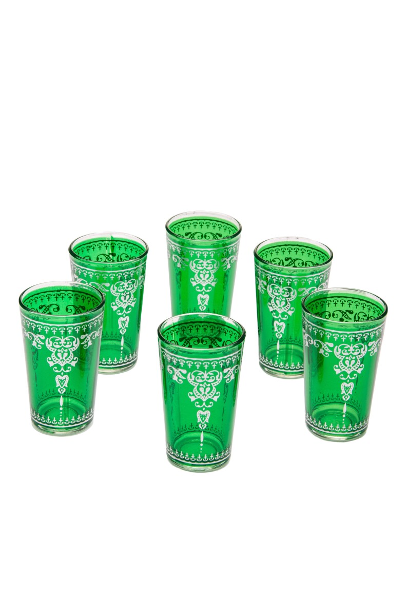 6 Orient Teeglas Andalous Grün - 6er SET