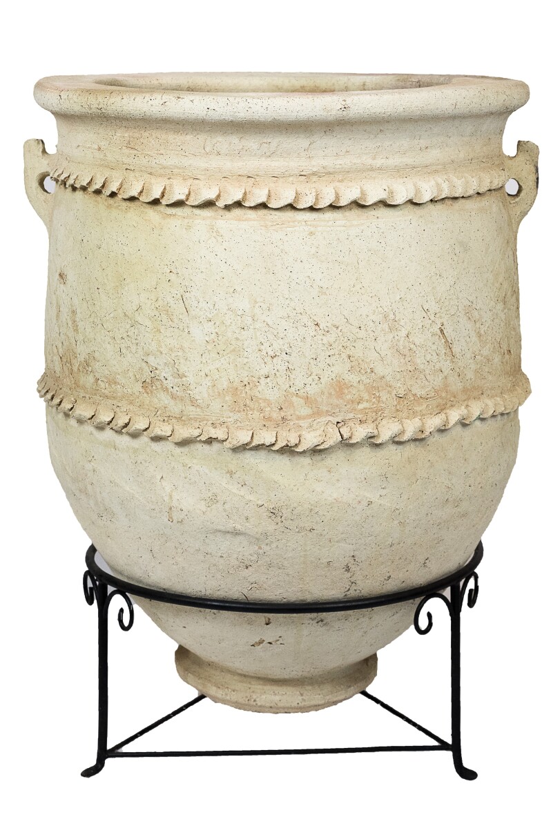 Grand pot de terre cuite XXL Giarda, H 80 cm | Cache-pot m&e