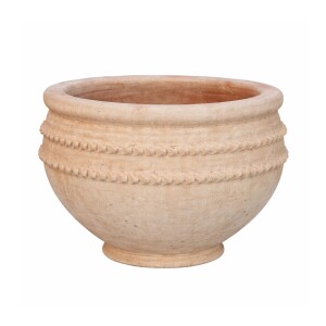 Cache-pot Giarda 60 cm en terre cuite | Design de jardin...