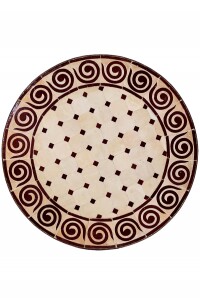 Table en mosaïque marocaine « Spirale »...