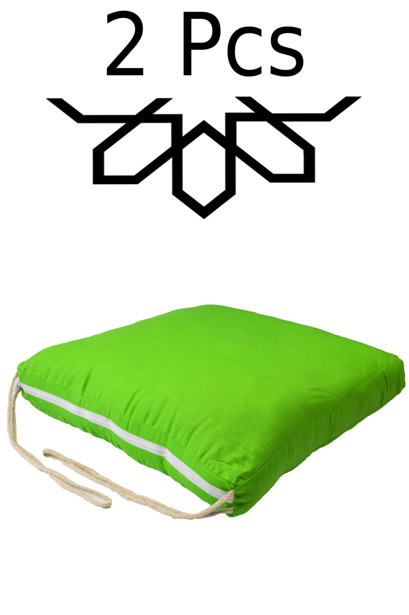 2x Mediterranes Stuhlkissen Sitzlauflage box