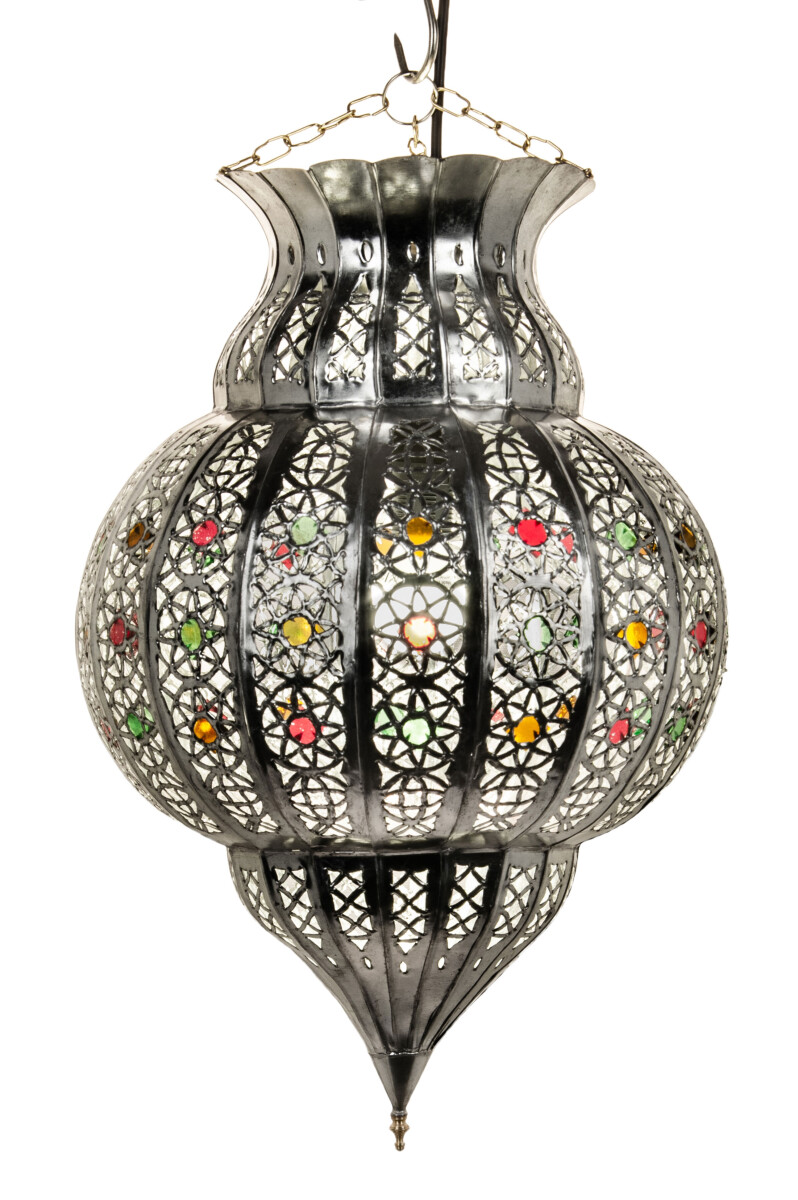 Pendelleuchte Jilan Silber 42cm | Marokk box