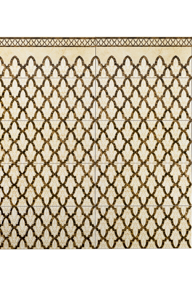 Carrelage mural oriental Damas 1 pi&egra box