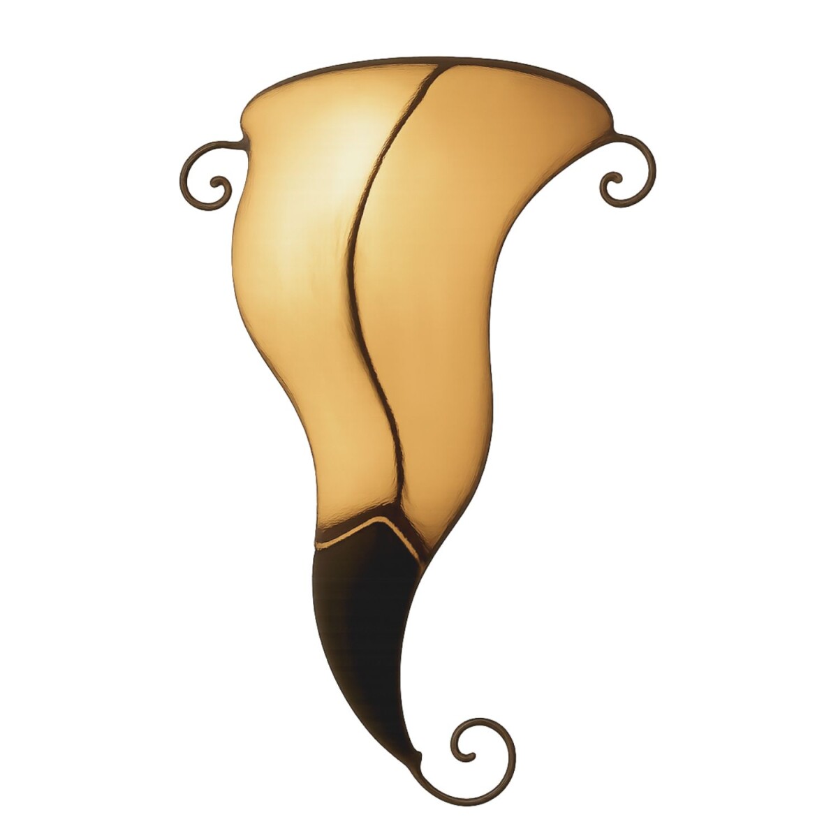 Applique murale Orient Curcuma Nature H  box