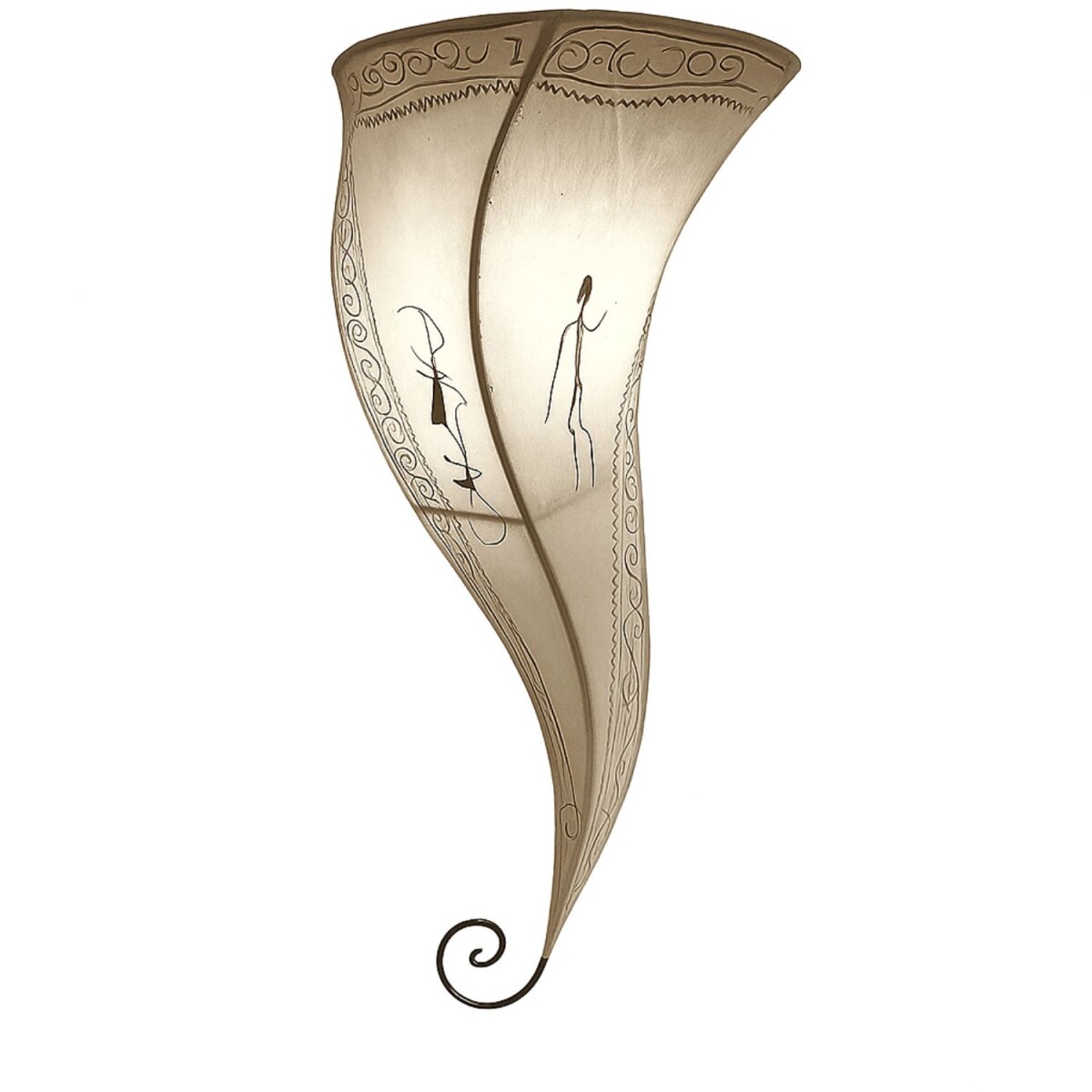 Orientalische Wandlampe Suma Natur | Zie box