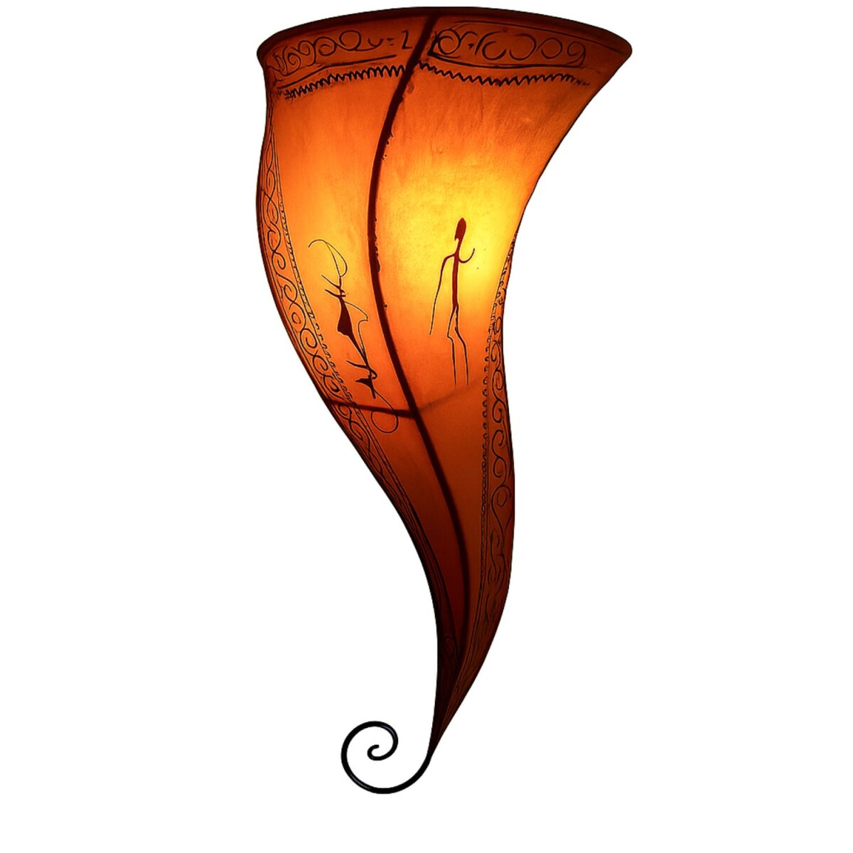 Wandlampe Suma Orange | marokkanisch Boh box