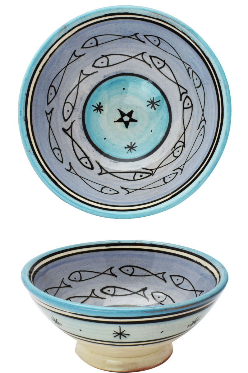 Marokkanische Keramikschale Schale Poiss box