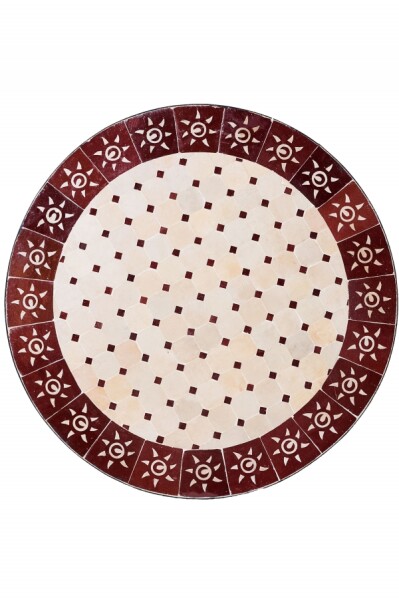 Beige-bordeaux