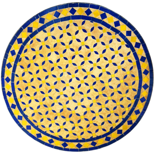 Beige-Bleu-Jaune