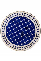 Table en mosaïque marocaine, bleu e 5_2nd