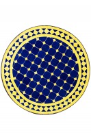 Table en mosaïque marocaine, bleu e 5_2nd